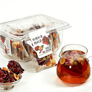 Té de Bayas de Goji Rojas y Rosa, Mezcla Herbal Natural, Venta al por Mayor, Servicio OEM, para Cafeterías, Tiendas, Bebidas Diarias de Bienestar - Product Image 1