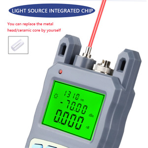 Tất cả-trong-một sợi quang Cáp Tester -70 đến + 10dBm 10mW sợi quang Power Meter 10km cáp Tester Công cụ trực quan lỗi định vị - Product Image 3