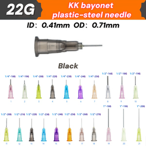 KK Bayonet 1'' 25mm Paslanmaz Çelik Plastik 18G 19G 20G Plastik İğne Dağıtıcı Tutkal İğnesi Endüstriyel Tek Kullanımlık İğneler - Product Image 4
