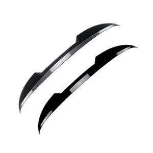 Mercedes-Benz GLE Class W167 Rear Spoiler Piano <b>Black</b> Carbon Fiber Texture 2019+ ABS <b>Wing</b> Shaped Trunk Accessory - Product Image 3