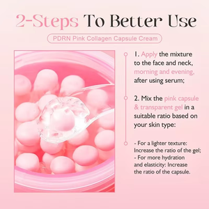 Crema Facial en Cápsulas de Colágeno Rosa YSJ 50ml, PDRN, ADN de Sodio, Niacinamida, Ligera, No Grasosa, Hidratante, Antienvejecimiento para Mujer - Product Image 4