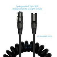 Câble DMX XLR 5 broches mâle-femelle Utech de haute qualité pour microphone, haut-parleur, ordinateur – Conducteur en cuivre nu, gaine PVC