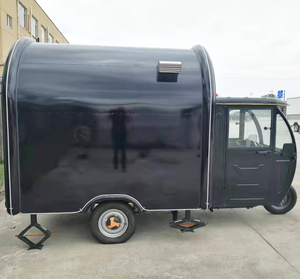 شاحنة طعام ألمنيوم صغيرة متنقلة من الفولاذ المقاوم للصدأ مقطورة وجبات خفيفة سريعة كشك للوجبات السريعة امتياز عربة هوت دوج عربة مقهى مخمرة - Product Image 4