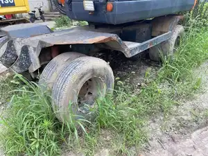 Miniescavadeiras 5 Ton preço barato máquina de rodas usadas escavadeiras Doosan DX60W para venda tratores