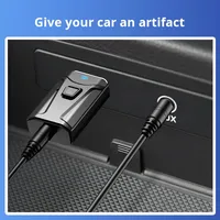 Adaptador USB para Audio Inalámbrico Auxiliar, Receptor y Transmisor 2 en 1, Audio Universal para Computadora, Adaptador de Audio Inalámbrico 5.0 BLE