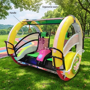 Barra de Bar Eléctrica Giratoria de 2 Asientos para Interiores y Exteriores, Atracción de Diversión para Carnavales y Ferias - Product Image 2