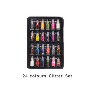 OEM Crystal Drops Glue Colorful Magic Glitter Glow in the Dark Glowing Glue Diy <b>Slime</b> Glue <b>Activator</b> Green <b>Slime</b> 24color - Product Image 3