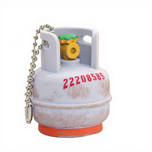 Vente directe usine – Porte-clés en PVC imitation bouteille de <span class=keywords><strong>gaz</strong></span>, jouets créatifs pour enfants, cadeau de fête - Product Image 1