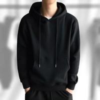 En stock – Sweat à capuche court et ample personnalisé avec logo, robuste et idéal pour l'hiver