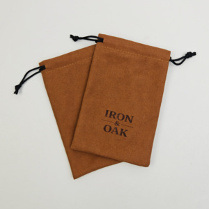 Pochette à cordon en microfibre avec logo personnalisé pour bijoux, flacon de parfum, bougie, emballage cadeau, sac anti-poussière personnalisé - Product Image 3