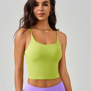 Venta al por mayor de camisetas sin mangas de verano para mujer, tops tipo bustier sin relleno, sujetadores bandeau, chalecos y tops cortos. - Product Image 5