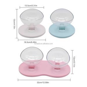 Bol de nourriture pour chat et chien incliné et surélevé, écologique, avec angles réglables, pour la protection du cou, sur support incliné - Product Image 2