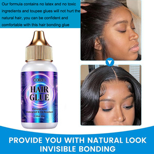 Colle adhésive invisible pour perruques et extensions capillaires, tenue forte, résistante à l'eau, marque privée, durée 4 semaines, parfum pastèque, du fabricant - Product Image 2