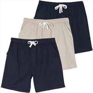 Shorts de bain pour homme bleus, séchage rapide, 100% coton tricoté, décontractés, taille élastique, sans coutures, pour le surf - Product Image 2
