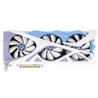 2025 Kartu Grafis Yeston Sakura RX 9070 XT 16G GDDR6 Floral Scent PCIe 5.0 VGA RX 9070XT GPU RX9070 XT untuk PC Gaming Desktop