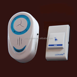 Sonnette sans fil Luckarm, offre directe usine, avec 32 mélodies, alimentée par piles, pour maison, hôtel, appartement - Product Image 4