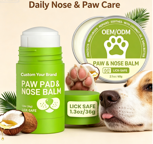Balsamo Naturale Premium per Naso e Zampe con <span class=keywords><strong>Olio</strong></span> <span class=keywords><strong>di</strong></span> <span class=keywords><strong>Cocco</strong></span> e Burro <span class=keywords><strong>di</strong></span> Karité per la Cura Quotidiana <span class=keywords><strong>di</strong></span> <span class=keywords><strong>Cani</strong></span> e Gatti, ODM OEM - Product Image 5