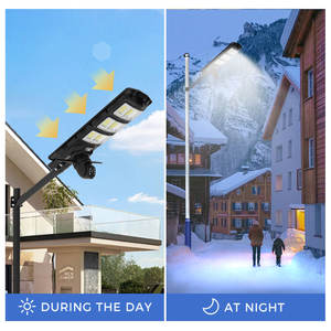 Réverbère solaire tout-en-un Caméra IP65 DC Design <span class=keywords><strong>Lamponi</strong></span> Stradali Cu Telecamere avec caméra 4g Cctv Wifi Led Solaire Lumière - Product Image 2