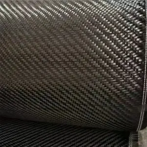 Высококачественная индивидуальная промышленность 1k 3k 6k Углеродное волокно тканая ткань в рулоне