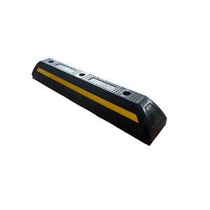 באיכות גבוהה 100 ס "מ צהוב גומי גלגל חניית מגרש מגן עבור קורבים כביש חניה מטא MR-WSR100Z גומי - Product Image 4