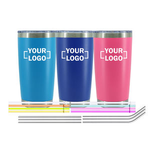 แก้วมักสแตนเลสสุญญากาศสำหรับใส่เบียร์พร้อมฝาปิดทำจากโลหะหลากสี20ออนซ์โลโก้ออกแบบได้ตามต้องการ - Product Image 1