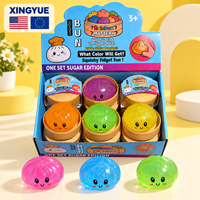 XINGYUE Jouets sensoriels anti-stress en forme de dumpling à presser, jouets squishies en forme de dumpling, vente en gros
