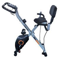Bicicleta Estática Plegable con Pantalla LCD, Magnética, para Ejercicio en Casa o Gimnasio