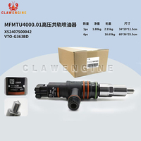 Injecteur de carburant Common Rail Clawengine X52407500042 VTO-G363BD pour moteur 12V4000 16V4000 Générateur marin Expédition depuis Hong Kong