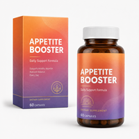 Complément alimentaire stimulant l'appétit sans OGM avec du picolinate de chrome et de l'extrait de thé vert, capsules testées en laboratoire, marque privée