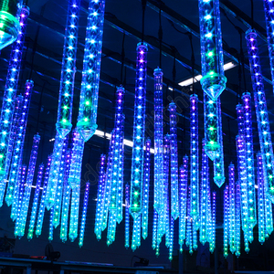 LCL DMX512 RGB Navidad DC24V 1M LED meteoro luz escenario Festival Fiesta Colorchange - Product Image 1