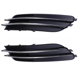 Bisel de Luz Antiniebla Delantera para Audi A6L C7, Rejilla Inferior Negra, 2012-2014 - Product Image 5