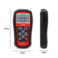 Herramienta de diagnóstico de coche Konnwei KW808 escáner automático MS509 EOBD/OBD2 lector de código herramienta de reinicio del motor OBDII/CAN datos de diagnóstico gráficos Autel