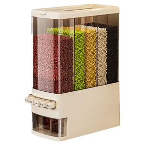 Contenedor de Almacenamiento de Granos Rectangular con Tapa Sellada a Prueba de Insectos, Tipo Prensa, para el Hogar - Product Image 4