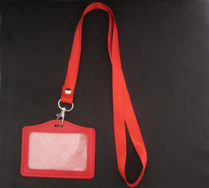 革コーチカードバッジホルダーストラップ - Product Image 4