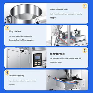 Machine <span class=keywords><strong>de</strong></span> remplissage automatique polyvalente pour plusieurs styles, type debout <span class=keywords><strong>ou</strong></span> couché, scellage trois côtés - Product Image 5