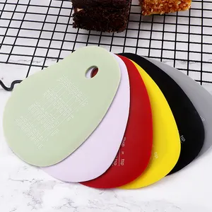 Silicone Pan Scraper Dish Cleaning Spatula Bowl Scraper Dish Scraper Non  Stick Kitchen Scraper Pan Rubber Cleaning Spatula Pot Cleaning Tool