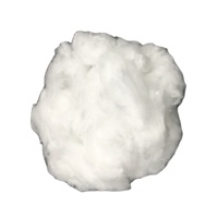 Material de relleno para edredones y almohadas, de fibra de poliéster reciclada, de baja fusión, 4Dx51mm, con rebote esponjoso, tipo fibra cortada de tela no tejida