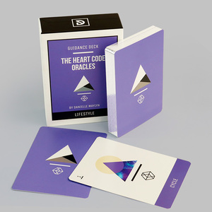 Jeu de cartes d'affirmations positives imprimées sur mesure avec boîte personnalisée, papier écologique, usage familial, vente en gros - Product Image 1