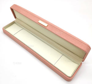 Shero caja de anillo de terciopelo de lujo personalizada elegante moda Rosa romántico embalaje de joyería - Product Image 2