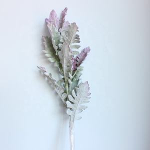 Populaire 75cm Offre Spéciale Feuille Artificielle Faux Latex En Plastique Flocage Feuilles pour Arrangements Floraux et Décoration de La Maison - Product Image 3