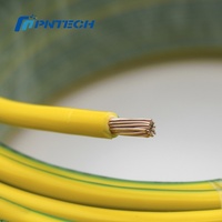 Gelbgrünes PVC-isoliertes Sauerstofffreies Kupfer-Einzeladerkabel Niederspannung Uo/U450/750V DC BVR H07V-R 25mm Kraftwerk