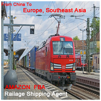 NOUVEAU SPEED Expert Shipping Logistics Company Transitaire Agent de fret ferroviaire de la Chine vers US/JP/AU/SG/TH/MY