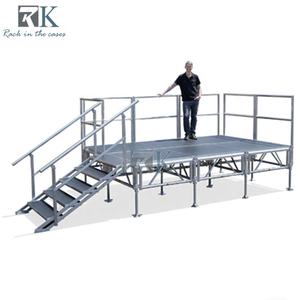 Soporte de escenario de aluminio ajustable para escenario de seguridad para plataforma de festivales - Product Image 1