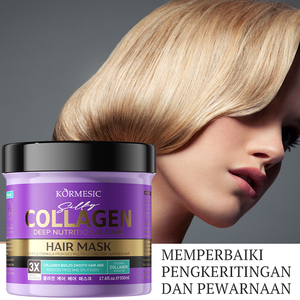 <span class=keywords><strong>Masque</strong></span> capillaire nourrissant en profondeur au collagène certifié Bpom KORMESIC 500ml, marque privée, OEM personnalisé, pour des cheveux lisses et une réduction des frisottis - Product Image 6