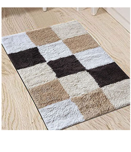 Alfombra de Baño Premium 100% Algodón, Alfombra de Baño Gruesa de Rizo, Súper Absorbente, Suave al Tacto, para Dormitorio, Baño, Hotel, Textil - Product Image 6
