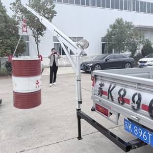 Grúa de Aluminio Portátil con Certificación CE, Mini Grúa de Elevación con Capacidad de 300/400/500 kg, Grúa para Camioneta con Control Manual y Eléctrico - Product Image 4