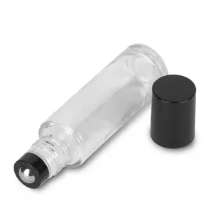 Xuzhou factory-botellas de rodillo de aceite esencial, rollo de vidrio con tapa de aluminio, 5ml, 8ml, 10ml