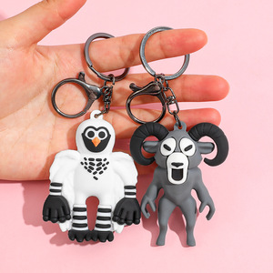 Llaveros de PVC 3D de los Personajes del Juego <span class=keywords><strong>Roblox</strong></span> de Chongjie, 99 Noches en el Bosque, Llaveros de Goma de PVC Personalizados de 99 Noches en el Bosque - Product Image 6
