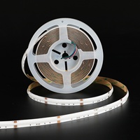 Lampu Strip LED Plafon PCB 12mm Putih Grosir 784 LED Strip RGB LED 24v 100lm 18w/M 5m Lampu Strip LED RGB COB