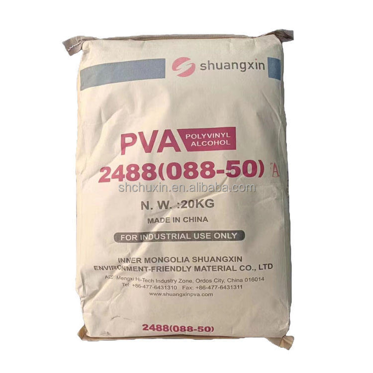 Pva गोंद कैस 9002-89-5 औद्योगिक ग्रेड Polyvinyl शराब Pva 2488 पाउडर PVOH pva 2488 wanwei shaugnxin चांगचुन